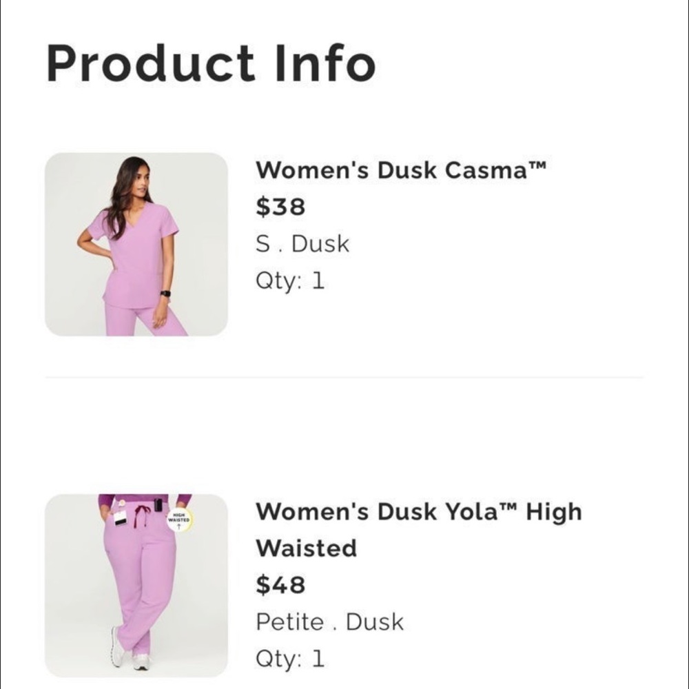 LIKE NEW! Figs scrubs set